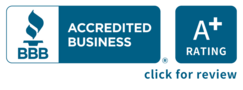 Better Business Bureau A + Accreditation Seal