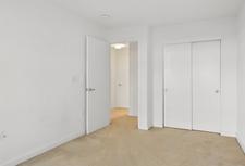 Bedroom, door way and closet view