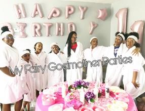 atlanta spa party, my fairy godmother parties