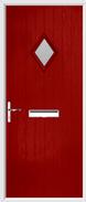 Cottage Diamond Composite Door obscure glass