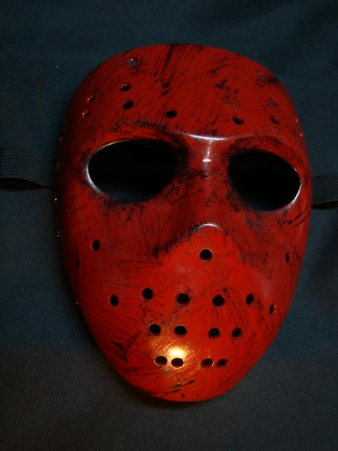 Red Hockey Mask 