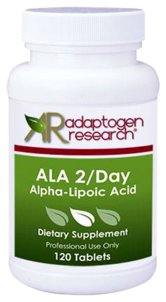 Adaptogen Research, ALA 2/Day