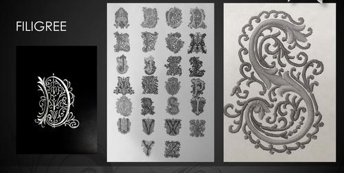 Filigree Alphabet