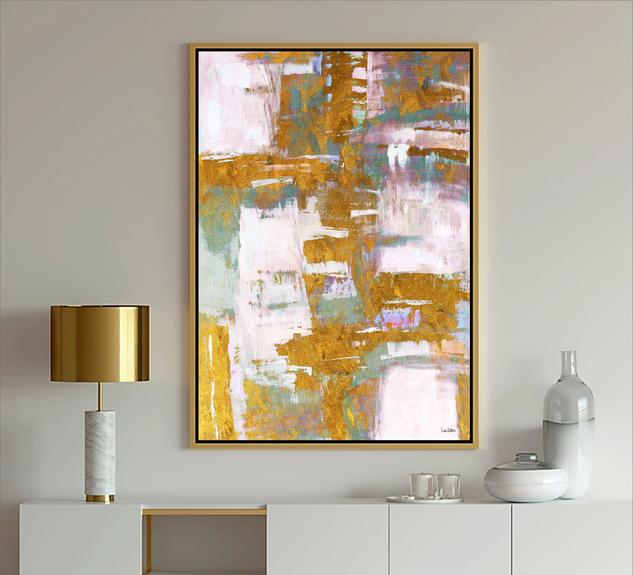 Gold Abstract Art, #Gold art, #abstract art, #Dubois Art