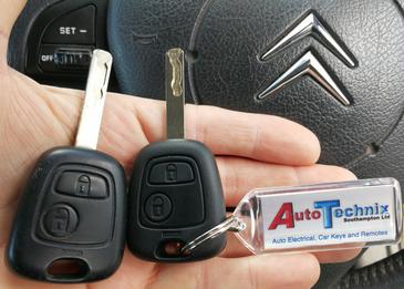 Citroen Car Keys 