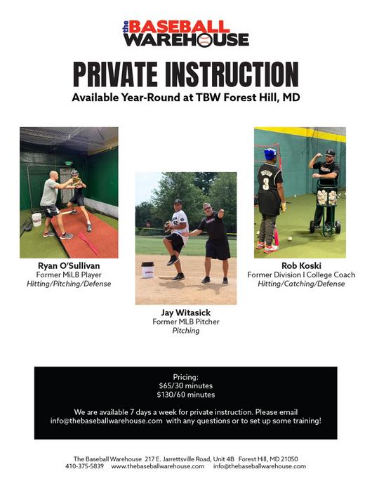 The Baseball Warehouse - Private Instruction