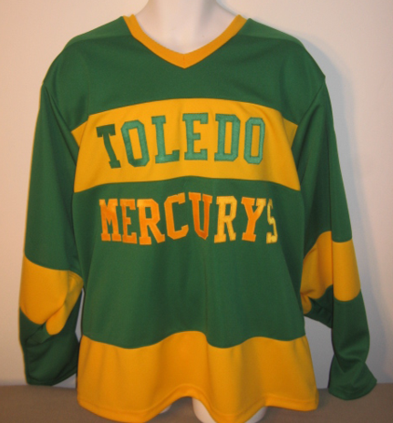 Toledo Mercury's vintage hockey jersey