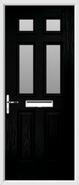 2 Panel 4 Square Composite Door obscure glass