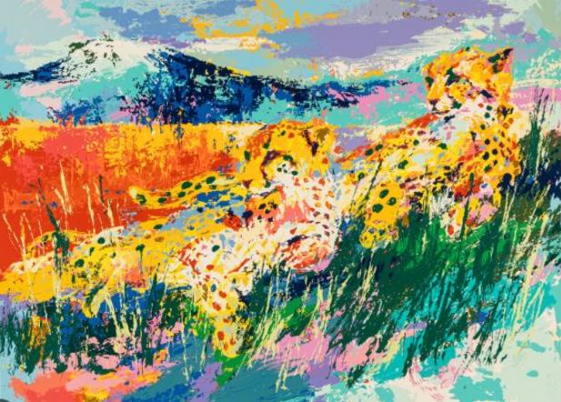 LeRoy Neiman Kilimanjaro Cheetahs