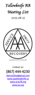 AA Yellowknife Meeting List 2025-08-15