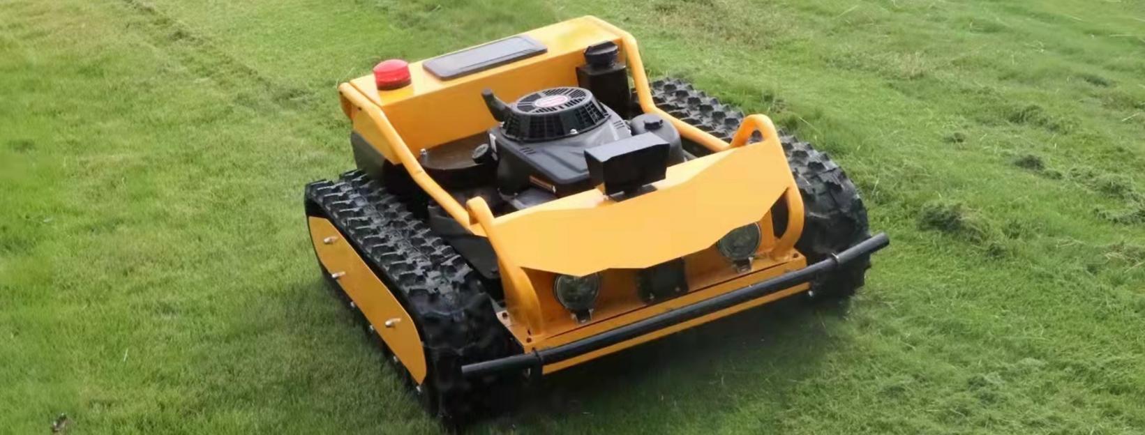 Grass Cutter Robot remote controlled robot for slopes