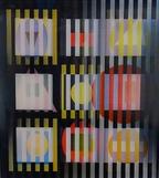 Yaacov Agam Vertical Midnight #6