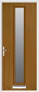 1 Strip Composite Door obscure glass