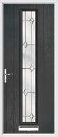 1 strip composite door regal opal glass