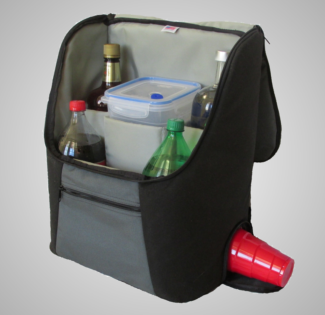Cocktail Gator - Travel Bar With Ice Bin And Cup Dispenser