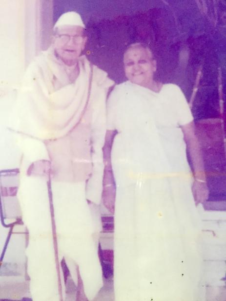 My maternal grandparents Chimanlal and Hiraben Shah