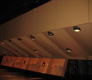 Stage band shell lighting upgrade to Par64 LED replacement conversion lamps by OnSiteLED