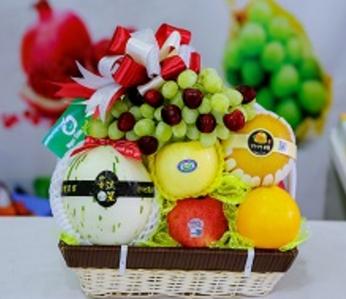 giỏ hoa quả sinh nhật, giỏ hoa quả chúc mừng