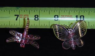large decorative butterfly plant clips durable plastic sturdy nursery growers 5 colors small