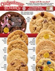 Otis Spunkmeyer Single Page Cookie Dough Brochure