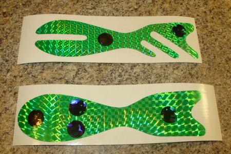 8 SPIN DOCTOR Flasher Die Cut Pair 1/4 Holo Fish Scale Fishing Lure Tape  $3.50 - PicClick
