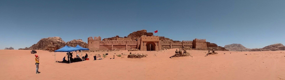 French Fort, Wadi Rum, Jordan WW1 Turk and Ottoman Fortress