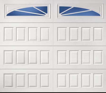 Full sunburst garage door Amarr