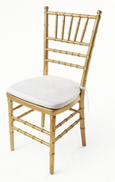 silla Tiffany dorada de madera