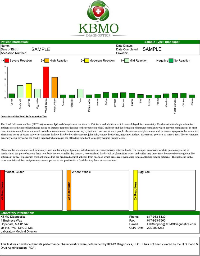 FIT 22 TEST - SAMPLE REPORT