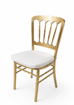 silla versalles dorada de madera