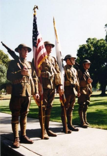US Army Honor Guard, WW1, circa 1918