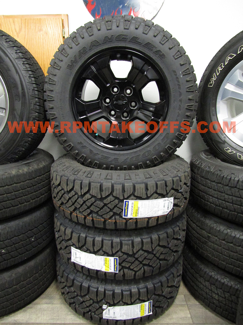 Chevy Midnight Edition 18 Black With Goodyear Duratrac Tires