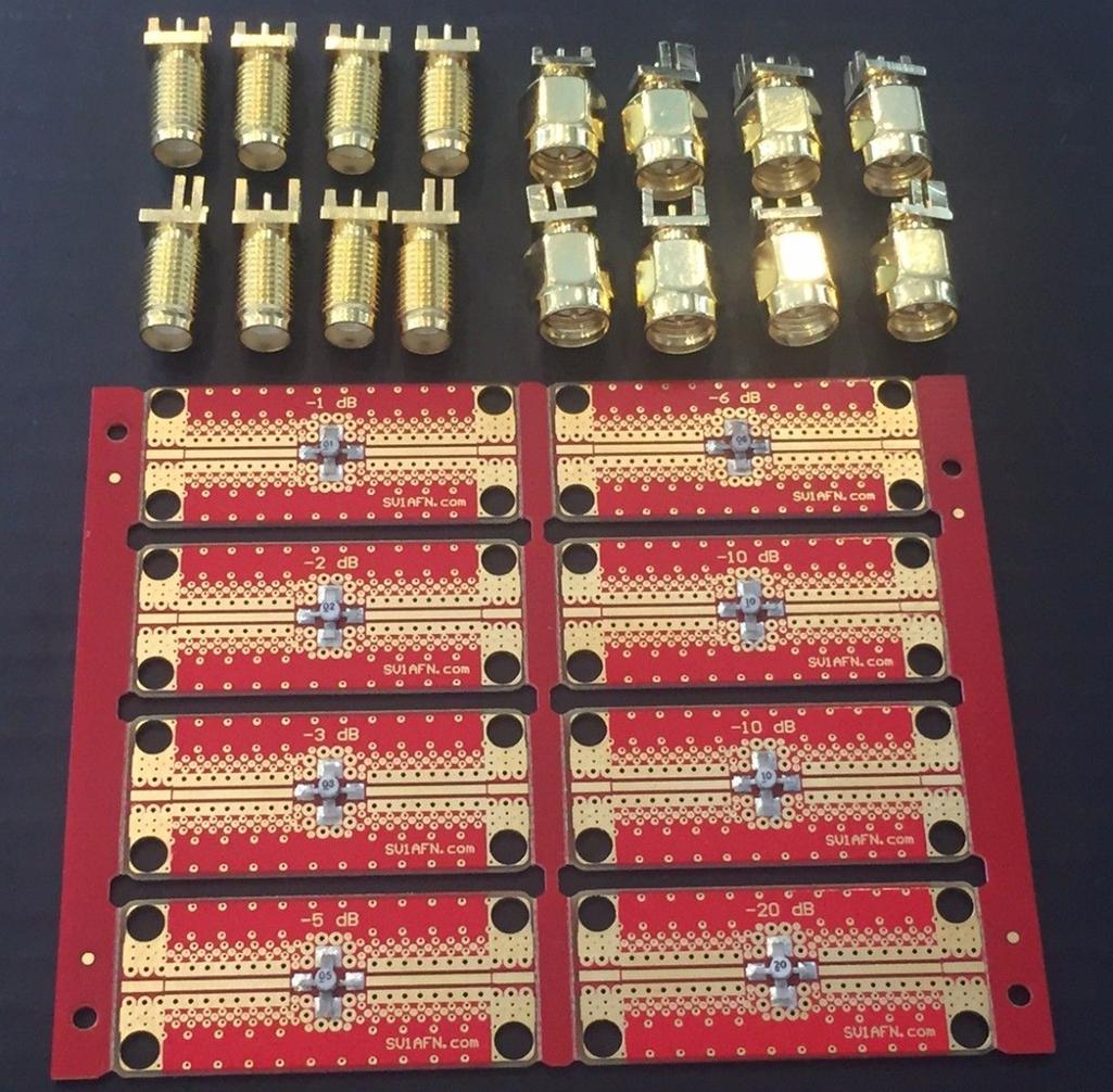 RF Attenuators PCB Panel