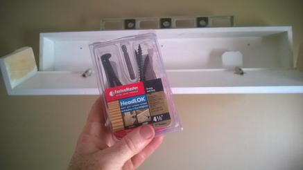 DIY Secret Compartment Floating Shelf. Mounting hardware. www.DIYeasycrafts.com