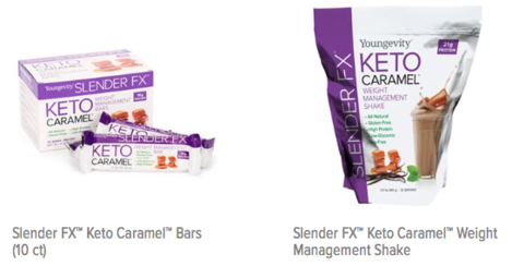 Youngevity KETO shake and bars