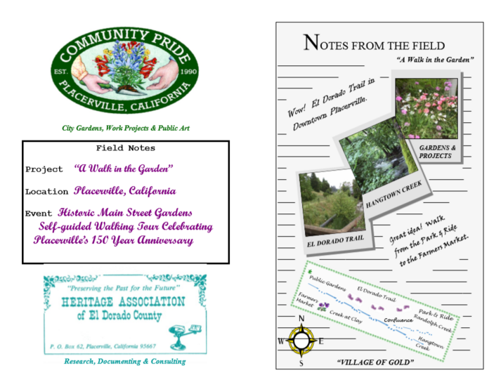 Historic Garden Walk Plant Palette Placerville Petals Community Pride Volunteers Archives Josette Johnson http://www.josettejohnson.com