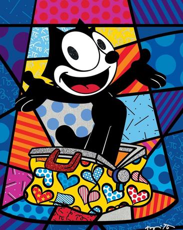 Romero Britto Felix the Cat