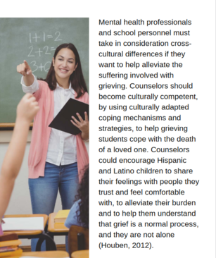 Complicated Grief: Cultural ConsiderationsWhen Working with Loss in Hispanic andLatino Students and Their Families