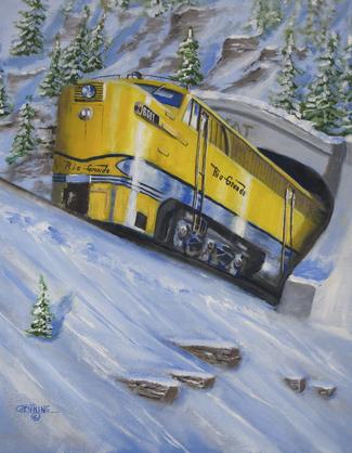 diesel railroad locomotive painting