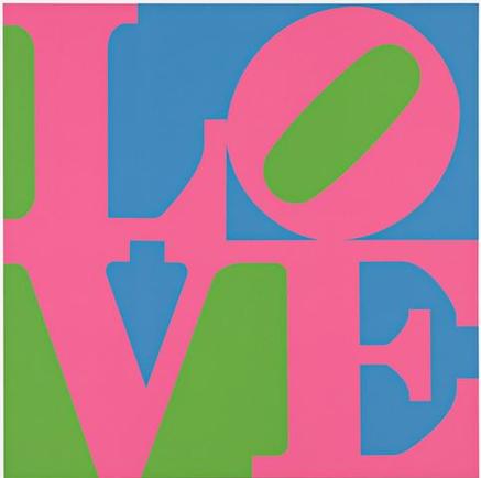 Robert Indiana Garden of Love Rose