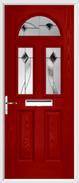 2 Panel 2 Square 1 Arch Door monza glass