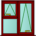 Style 35 rosewood window
