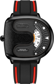 Futuristic Large Dial Men's Quartz Watch