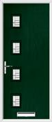 4 Square Composite Door regal corenet glass