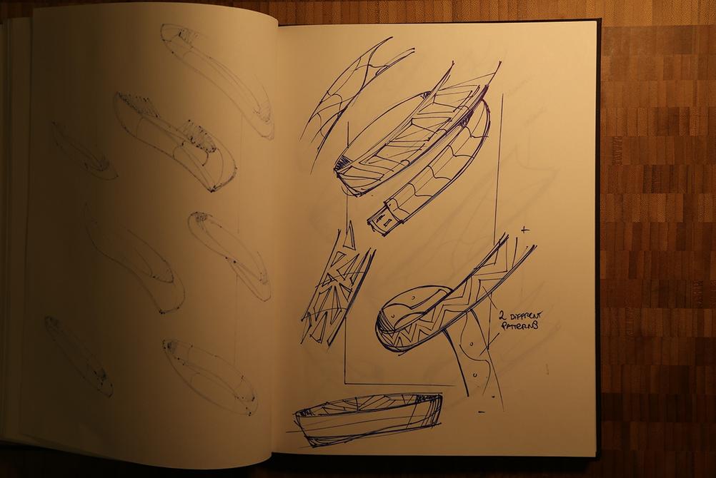 industrial design wearable concept armband sketching