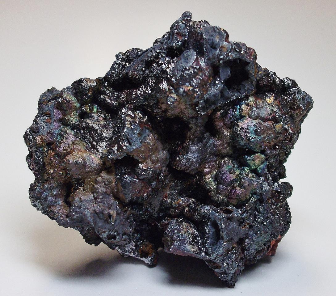 Iridescent TURGITE - Santa Eulalia District, Chihuahua, Mexico