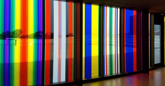 Solar Graphics Decorative Colored Window Films