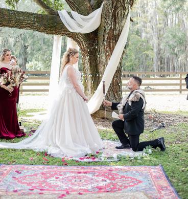 Garden wedding, Tampa Officiant