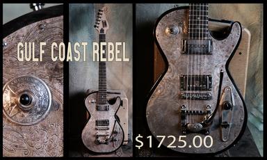 Gulf Coast Rebel Metal Top Guitar