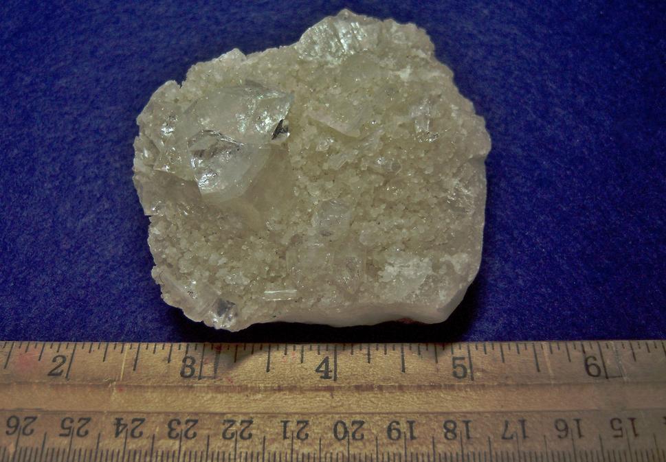 FLUORAPOPHYLLITE and STILBITE - Jalgaon District, Maharashtra, India - ex Rutgers Geology Museum